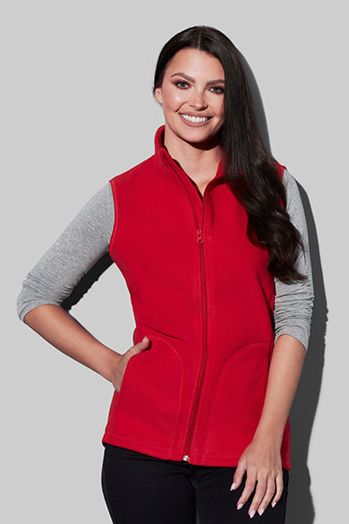 Fleece vest voor vrouwen