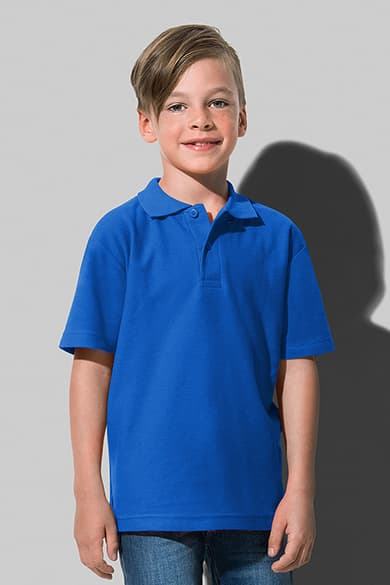 Short sleeve polo shirt for children