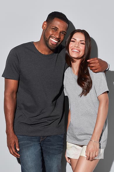 T-shirt con girocollo da uomo e donna