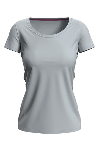 T-shirt con girocollo da donna