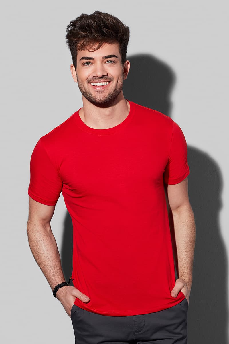 Classic-T Fitted - T-shirt met ronde hals voor mannen model 1