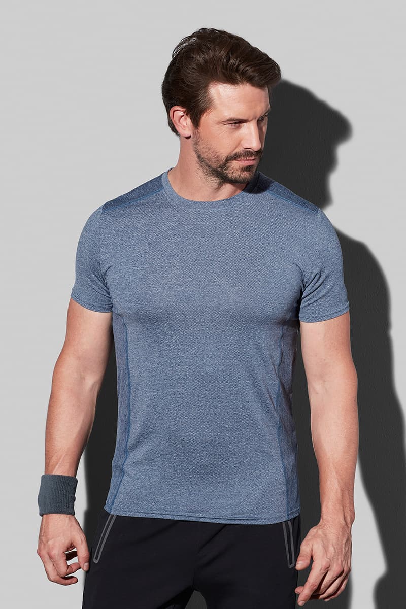 Recycled Sports-T Sportief T-shirt voor mannen