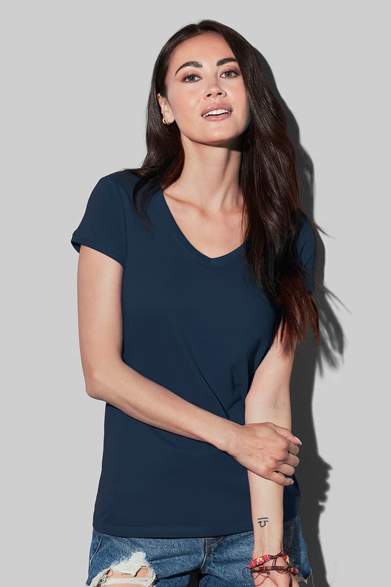 Megan V-neck - V-hals T-shirt voor vrouwen model 1