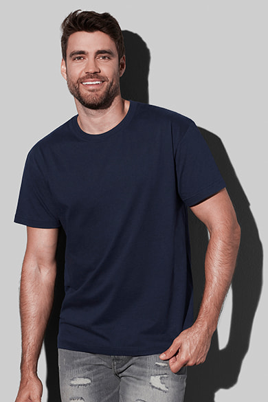 Crew neck T-shirt for men