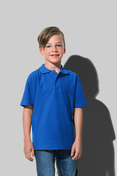 Short sleeve polo shirt for children