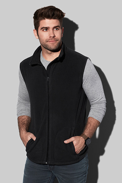 Fleece vest for men