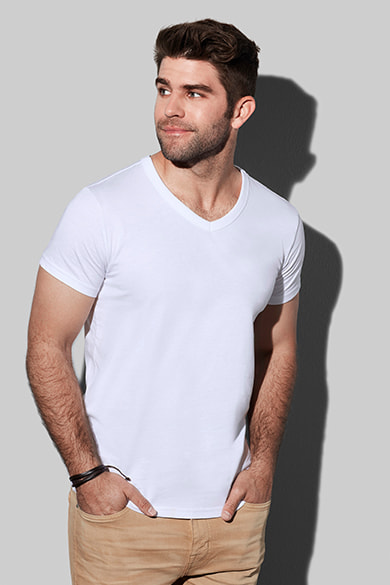 T-shirt V-neck dla mężczyzn
