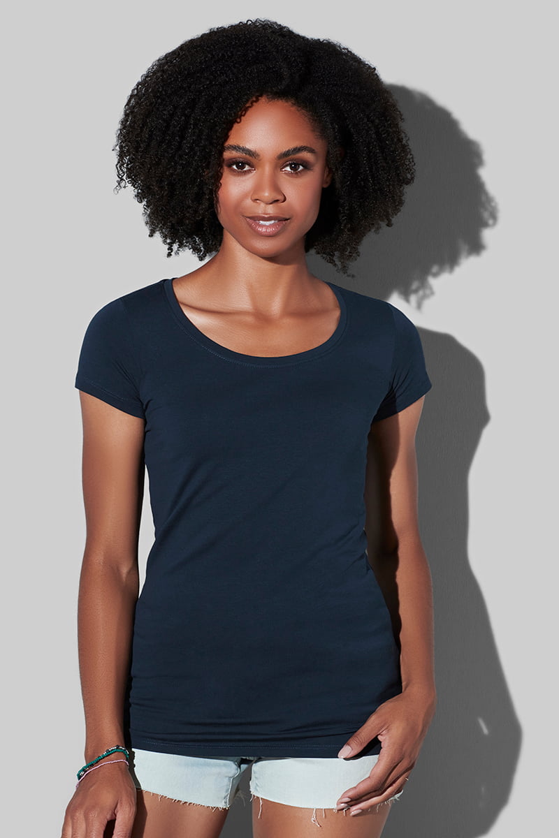 Claire Crew Neck - Crew neck T-shirt for women model 2