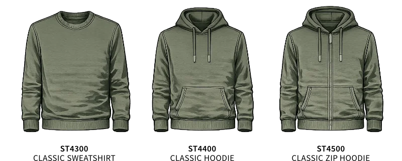 Sweats in Military Green