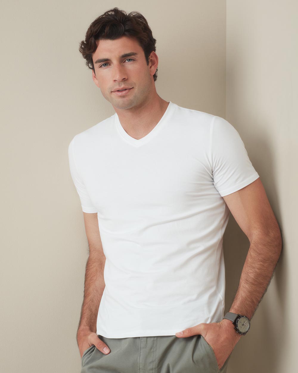 ST9610 - Stretch-T V-neck