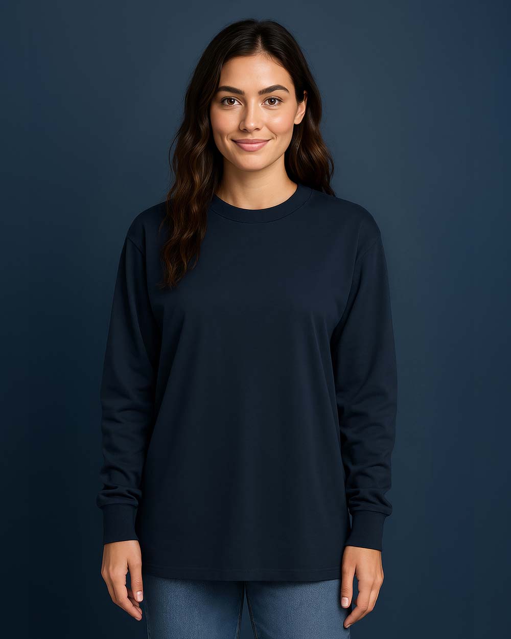 N7211 Unisex Heavyweight Long Sleeve (Image generated by AI)