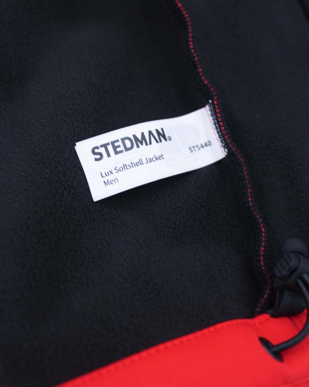 tear-away care label in the side seam