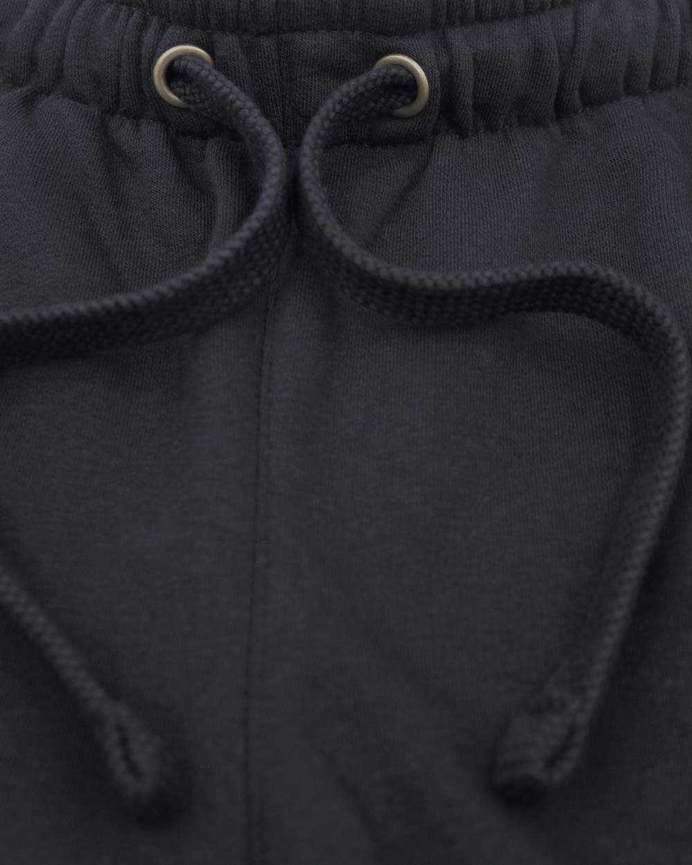 self-fabric waistband with tone-on-tone drawcord